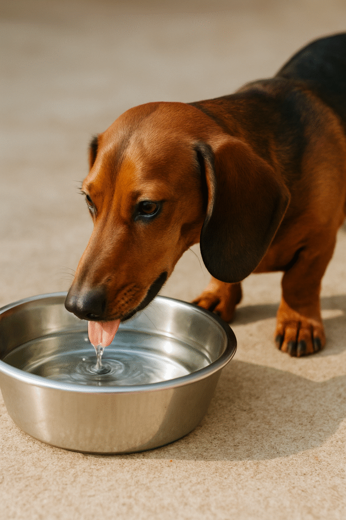Teckel | evitar golpe de calor en perros